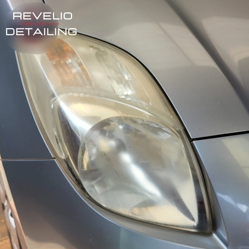 Professional headlight -Restoration-service by Revelio Detailing