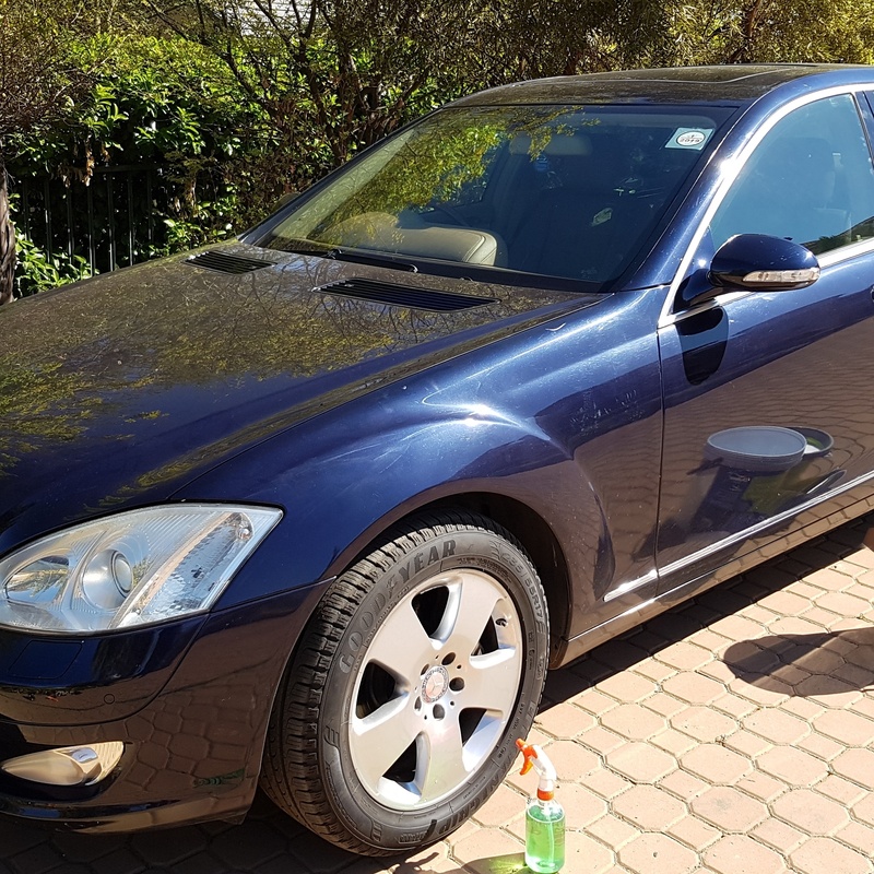 Professional Mercedes Benz 2-step paint correction and swirl removal service by Revelio Detailing in Midrand, Johannesburg